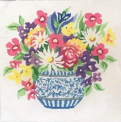 click here to view larger image of Garden Bouquet 1 (hand painted canvases)