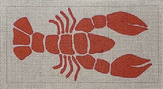 click here to view larger image of Red Lobster (hand painted canvases)