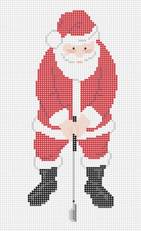 click here to view larger image of Putting Santa - 18M (hand painted canvases)