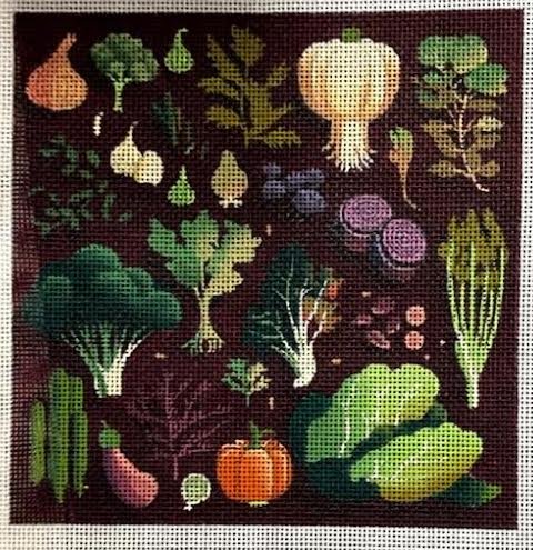 click here to view larger image of Vegetables - V4 (hand painted canvases)
