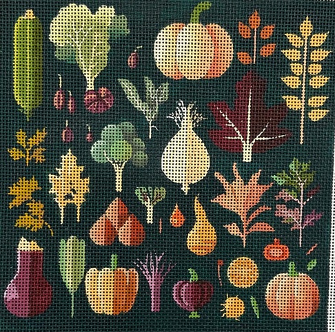 click here to view larger image of Vegetables - V3 (hand painted canvases)