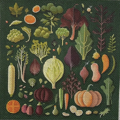 click here to view larger image of Vegetables - V1 (hand painted canvases)