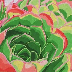 click here to view larger image of Succulent (hand painted canvases)