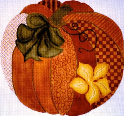 click here to view larger image of Punkin PIllow (hand painted canvases)
