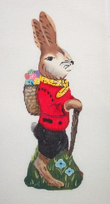click here to view larger image of Hiking Rabbit (hand painted canvases)