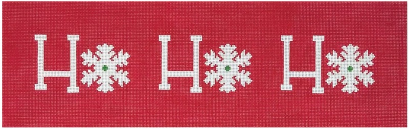 click here to view larger image of Snow HoHoHo (hand painted canvases)