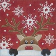 click here to view larger image of Christmas Spy (hand painted canvases)