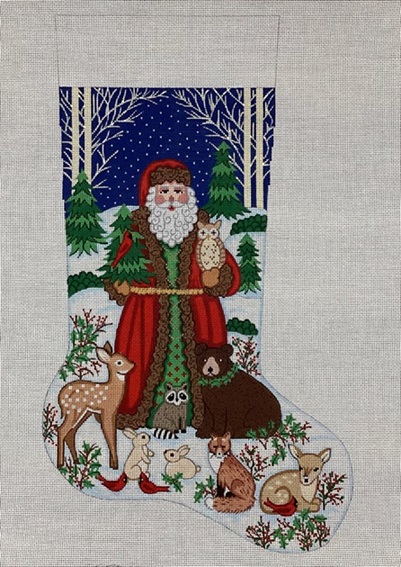 click here to view larger image of Christmas Stocking - 7358-18M (hand painted canvases)