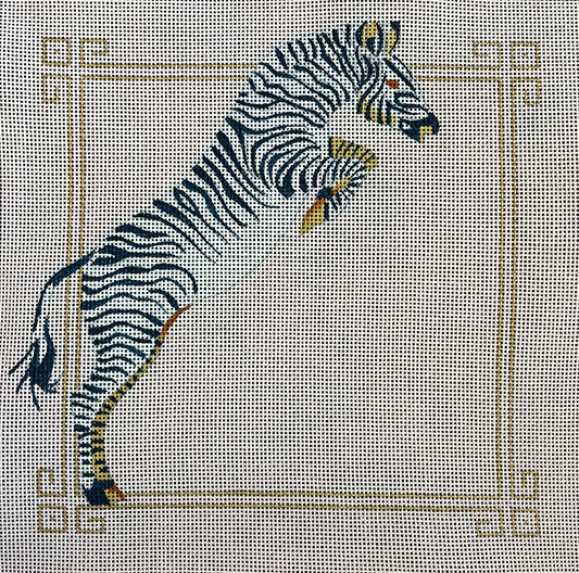 click here to view larger image of Leaping Zebra (hand painted canvases)