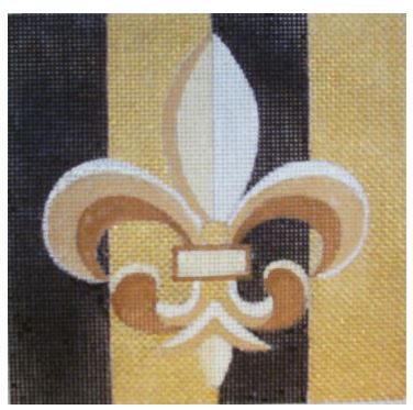 click here to view larger image of Fleur de Lis Black/Gold (None Selected)