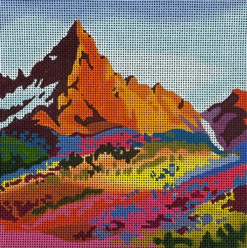 click here to view larger image of Mountains (hand painted canvases)