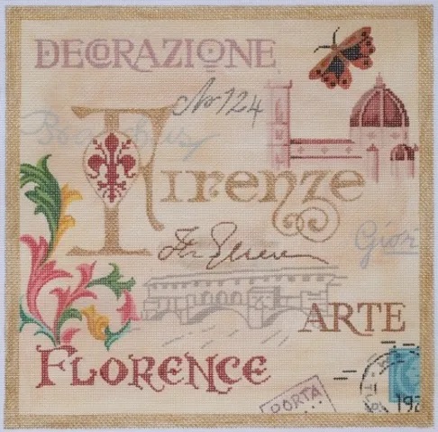 click here to view larger image of Firenze (Florence) Collage (hand painted canvases 2)