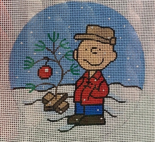click here to view larger image of Charlie Brown w/Tree (hand painted canvases)