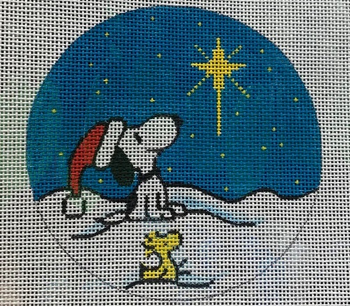 Snoopy w/Star hand painted canvases 