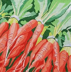 click here to view larger image of Farmers Market - Carrots (hand painted canvases)