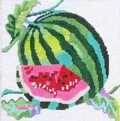 click here to view larger image of Farmers Market - Watermelon (hand painted canvases)