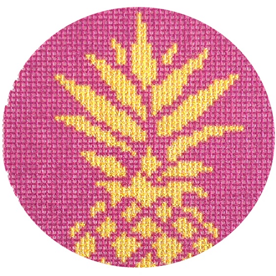 click here to view larger image of Pink Pineapple  (printed canvas)
