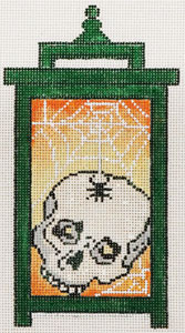 click here to view larger image of Lantern - Scary Skull (hand painted canvases)