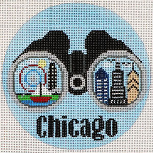 click here to view larger image of Eye Spy - Chicago (hand painted canvases)