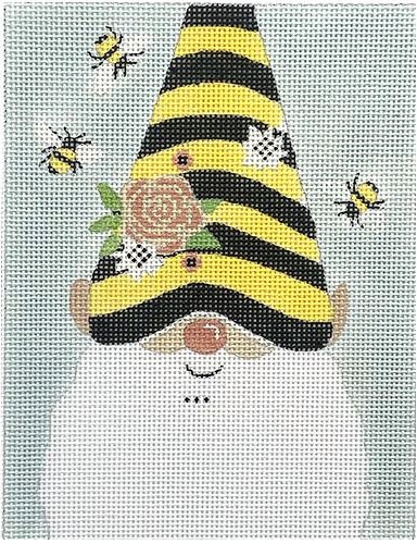 click here to view larger image of Gnome - Bee Bumbly Face (hand painted canvases)