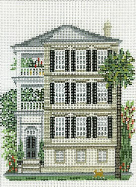 click here to view larger image of Battery Street House Charleston SC - 13M (hand painted canvases)