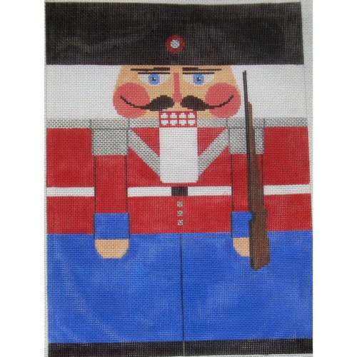 click here to view larger image of Nutcracker - Blue Soldier (hand painted canvases)
