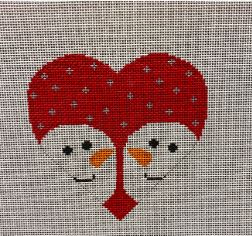 click here to view larger image of Snow Couple (hand painted canvases)
