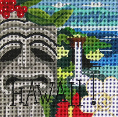 click here to view larger image of Hawaii (hand painted canvases)