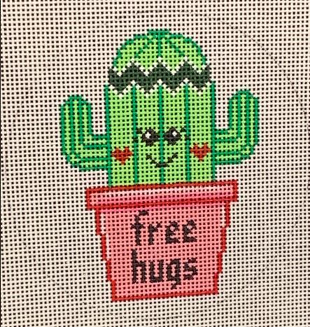 click here to view larger image of Cactus Free Hug (hand painted canvases)