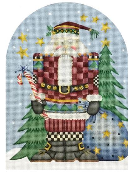click here to view larger image of Santa Nutcracker  (hand painted canvases)