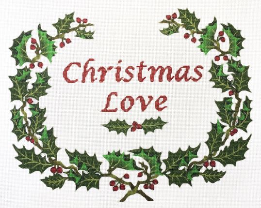click here to view larger image of Christmas Love (hand painted canvases)