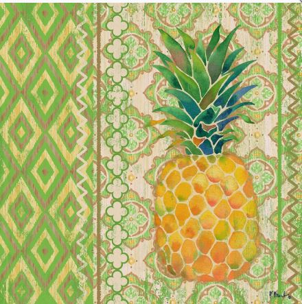 click here to view larger image of Fruit Ikat I (hand painted canvases)