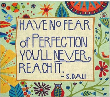 click here to view larger image of Have No Fear / Perfection (hand painted canvases)