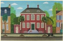 click here to view larger image of Morning Townhouses (hand painted canvases)