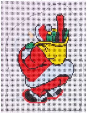 click here to view larger image of Santa with Toys (hand painted canvases)