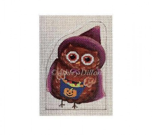 click here to view larger image of Witch Owl (hand painted canvases)
