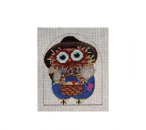 click here to view larger image of Scarecrow Owl (hand painted canvases)