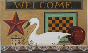 click here to view larger image of Welcome Home (hand painted canvases)