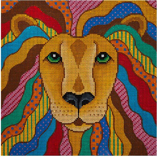 click here to view larger image of Leo the Lion Hearted (hand painted canvases)