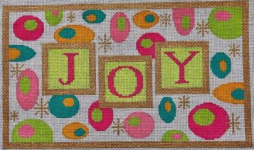click here to view larger image of Mod Joy (hand painted canvases)