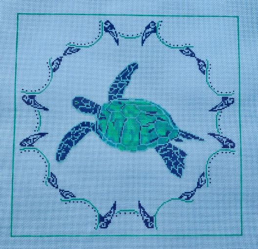 click here to view larger image of Honu (Sea Turtle)  (hand painted canvases)