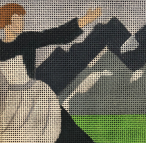 click here to view larger image of Sound of Music, The - Movie Coaster (hand painted canvases)