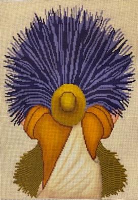 click here to view larger image of Lavender Man (hand painted canvases)
