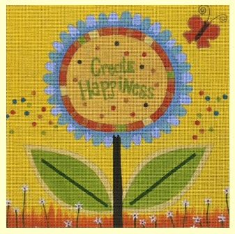 click here to view larger image of Create Happiness (hand painted canvases)