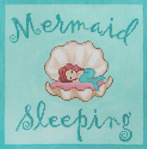 click here to view larger image of Mermaid Sleeping (hand painted canvases)