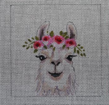 click here to view larger image of Insert - Baby Llama (hand painted canvases)