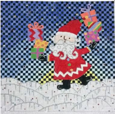 click here to view larger image of Santa Dance (hand painted canvases)