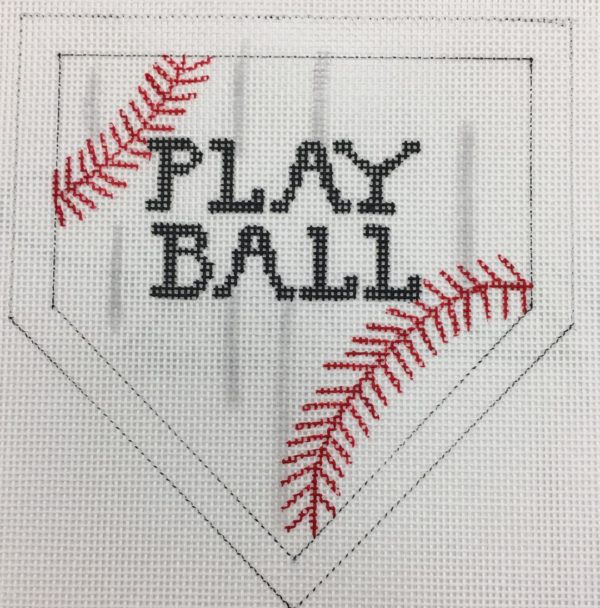 click here to view larger image of Play Ball Ornament (hand painted canvases)