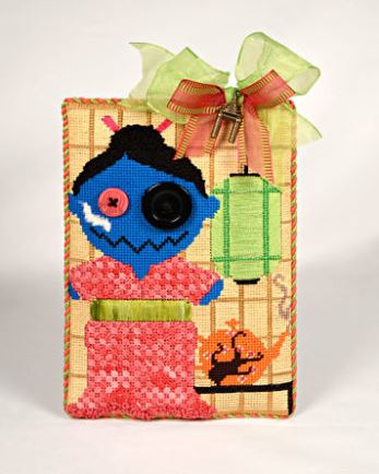click here to view larger image of Geisha Monster w/Stitch Guide (hand painted canvases)