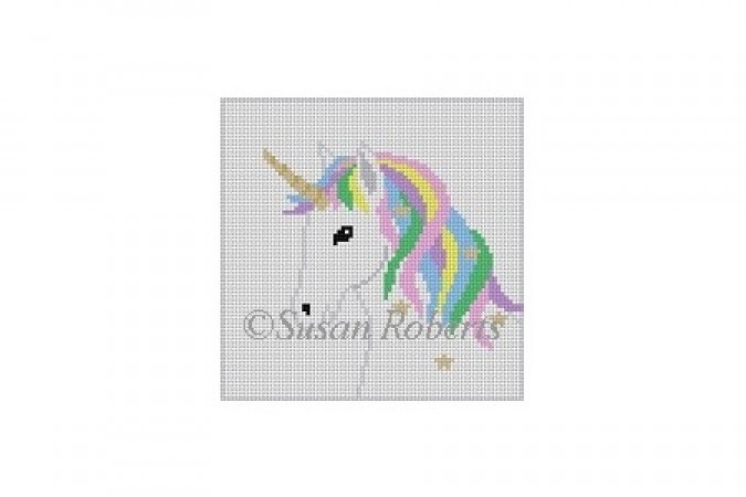 click here to view larger image of Rainbow Unicorn (hand painted canvases)